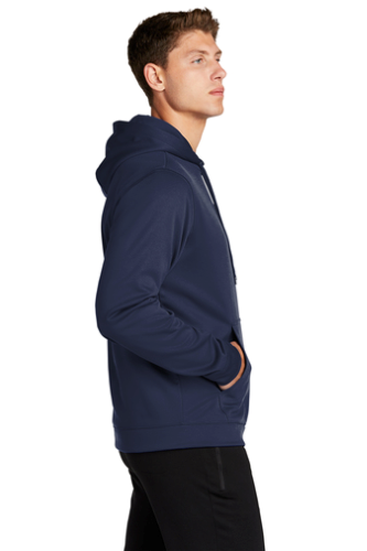 Right view of Sport-Tek Sport-Wick Fleece Hooded Pullover