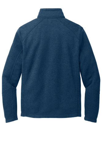 Back view of Port Authority Arc Sweater Fleece Jacket F428