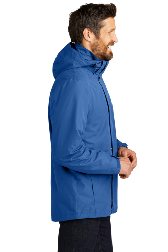 Left view of Port Authority All-Weather 3-in-1 Jacket J123