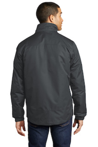 Back view of Port Authority Vortex Waterproof 3-in-1 Jacket
