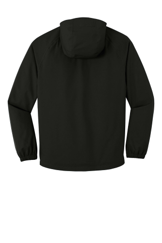 Back view of Essential Rain Jacket