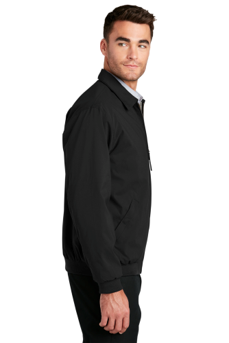 Right view of Port Authority Casual Microfiber Jacket