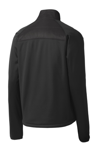 Back view of Port Authority Hybrid Soft Shell Jacket