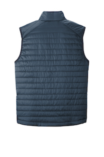 Back view of Port Authority Packable Puffy Vest J851
