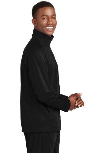 Left view of Sport-Tek Tricot Track Jacket