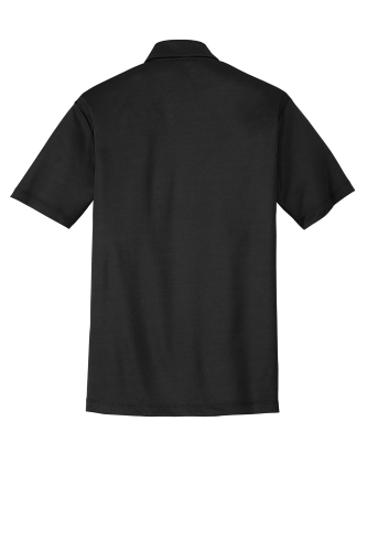 Back view of Port Authority Silk Touch Performance Polo