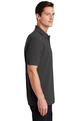Right view of Port & Company Ring Spun Pique Polo