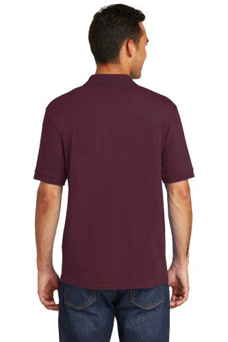 Back view of Port & Company 5.5-Ounce Jersey Knit Polo
