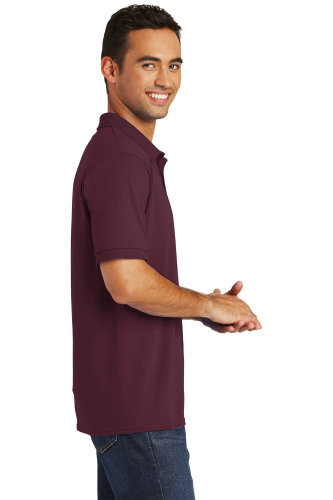 Right view of Port & Company 5.5-Ounce Jersey Knit Polo