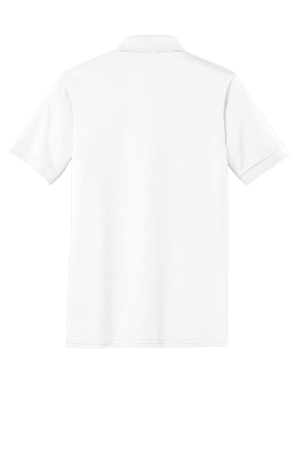 Back view of Port & Company Tall 5.5-Ounce Jersey Knit Polo
