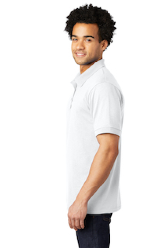 Left view of Port & Company Tall 5.5-Ounce Jersey Knit Polo