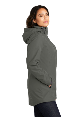 Left view of Port Authority Ladies All-Weather 3-in-1 Jacket L123