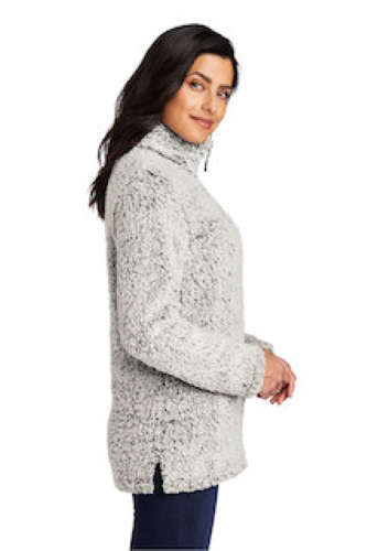 Right view of Port Authority Ladies Cozy 1/4-Zip Fleece L130