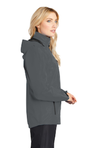 Left view of Port Authority Ladies Torrent Waterproof Jacket