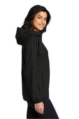 Left view of Ladies Essential Rain Jacket