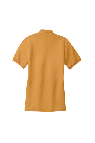 Back view of Port Authority Ladies Silk Touch Polo