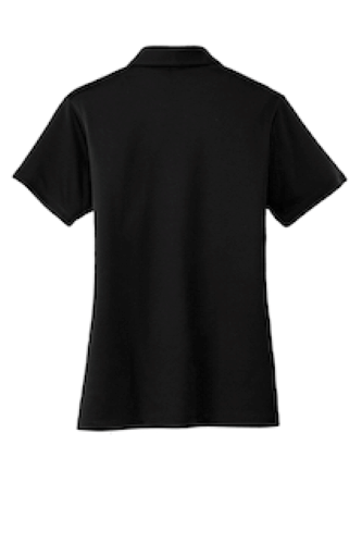 Back view of Port Authority Ladies Silk Touch Performance Polo