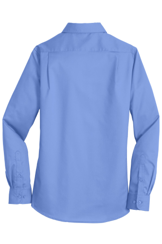 Back view of Port Authority Ladies SuperPro Twill Shirt