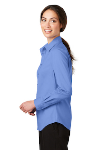 Right view of Port Authority Ladies SuperPro Twill Shirt