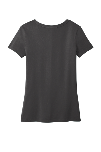 Back view of Port & Company Ladies Beach Wash Garment-Dyed V-Neck Tee LPC099V