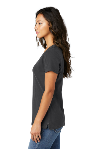 Right view of Port & Company Ladies Beach Wash Garment-Dyed V-Neck Tee LPC099V