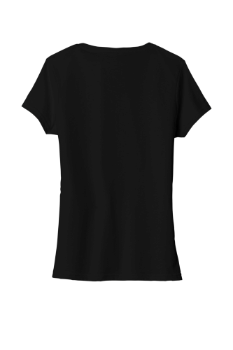 Back view of Port & Company Ladies Tri-Blend V-Neck Tee