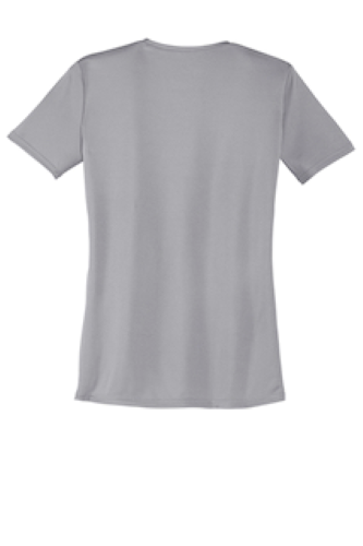 Back view of Port & Company Ladies Essential Performance Tee