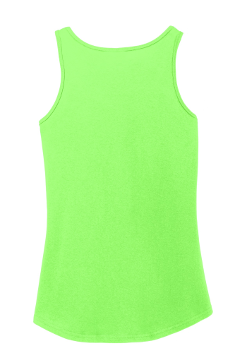 Back view of Port Company Ladies 100 Cotton Tank Top