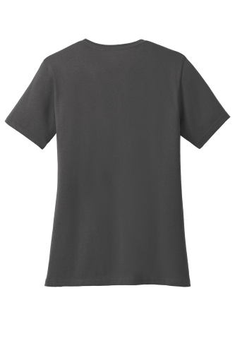 Back view of Port & Company Ladies 50/50 Cotton/Poly T-Shirt