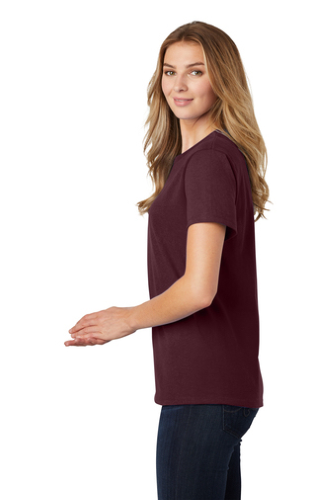Left view of Port Company Ladies Essential T Shirt