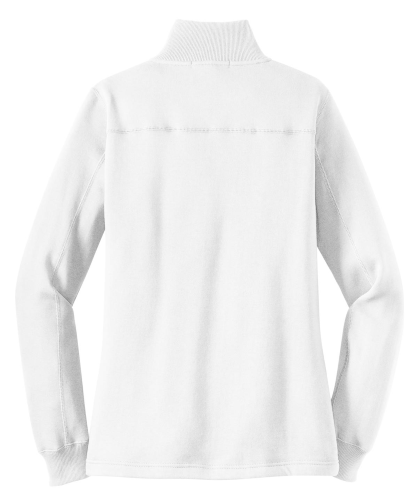 Back view of Sport-Tek Ladies 1/4-Zip Sweatshirt