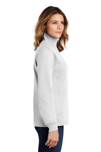 Right view of Sport-Tek Ladies 1/4-Zip Sweatshirt