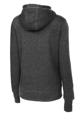 Back view of Sport Tek Ladies Pullover Hooded Sweatshirt