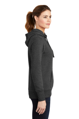 Right view of Sport Tek Ladies Pullover Hooded Sweatshirt
