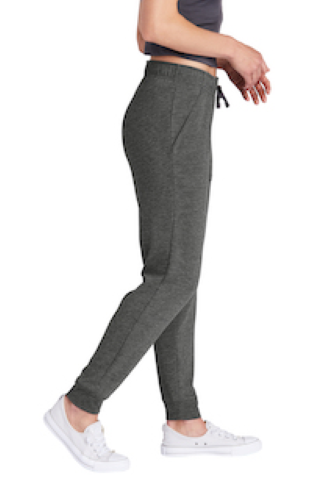 Left view of Ladies PosiCharge ® Tri-Blend Wicking Fleece Jogger