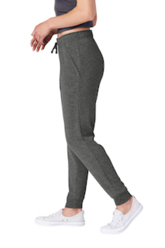 Right view of Ladies PosiCharge ® Tri-Blend Wicking Fleece Jogger