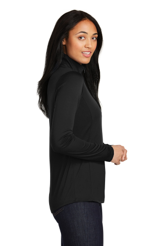 Left view of Sport-Tek Ladies PosiCharge Competitor 1/4-Zip Pullover