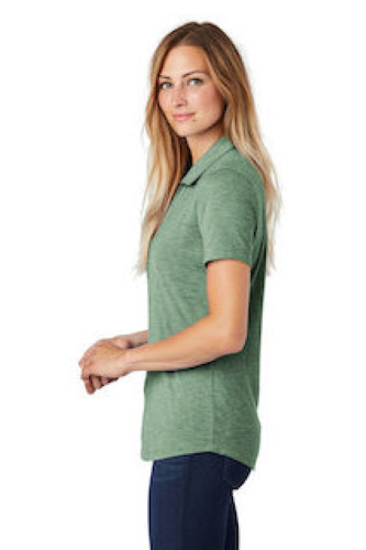 Left view of Sport-Tek Ladies PosiCharge Tri-Blend Wicking Polo