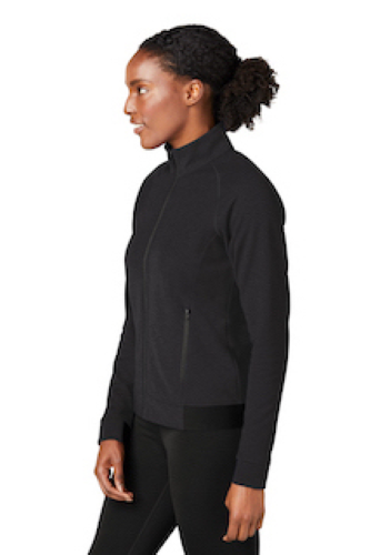 Left view of Sport-Tek Ladies PosiCharge Strive Full-Zip LST570