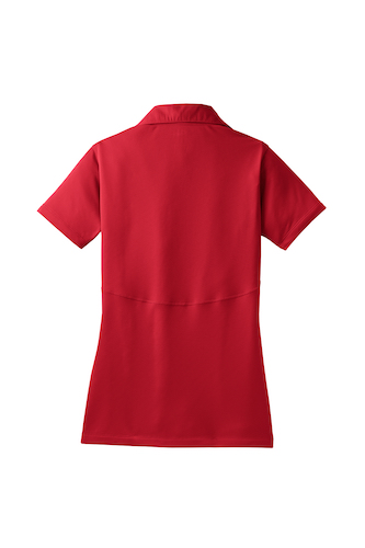 Back view of Sport-Tek Ladies Micropique Sport-Wick Polo