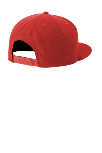 Back view of Era Standard Fit Flat Bill Snapback Cap NE4020