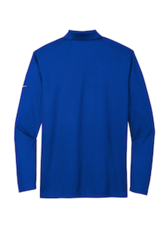 Back view of Nike Dri-FIT Micro Pique 2.0 Long Sleeve Polo NKDC2104