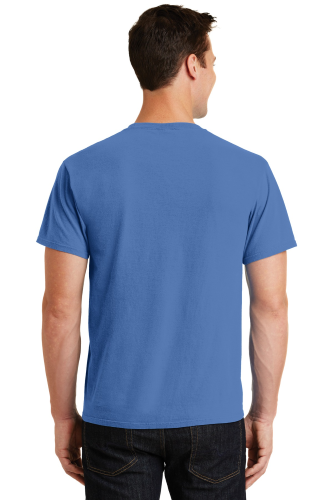Back view of Port & Company Essential Pigment-Dyed Tee