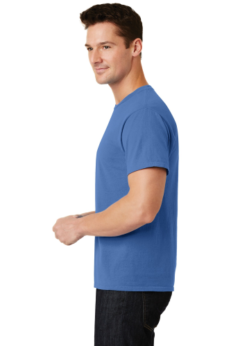Right view of Port & Company Essential Pigment-Dyed Tee