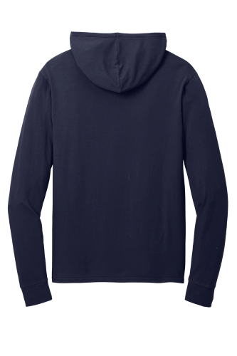 Back view of Port & Company Beach Wash Garment-Dyed Pullover Hooded Tee PC099H