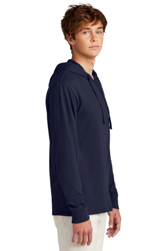 Right view of Port & Company Beach Wash Garment-Dyed Pullover Hooded Tee PC099H