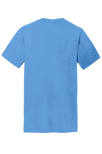 Back view of Port & Company Essential Pigment-Dyed Pocket Tee