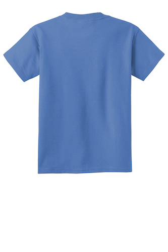 Back view of Port & Company Youth Pigment-Dyed Tee