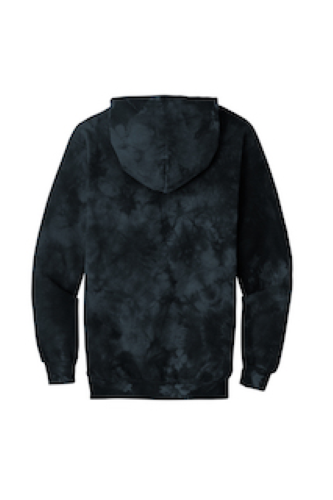 Back view of Port & Company Crystal Tie-Dye Pullover Hoodie PC144