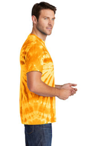 Right view of Port & Company Essential Tie-Dye Tee